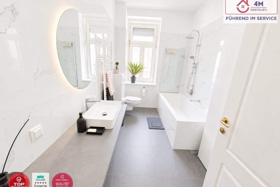 Wiener Lebensgefühl auf höchstem Niveau - modernes Wohnen im charmanten Altbau mit Balkon im 4. Liftstock!, Wohnung-kauf, 499.000,€, 1050 Wien 5., Margareten