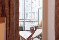 Balkon-Altbauwohnung 3 Zi und 21m² Balkon in Hofruhelage