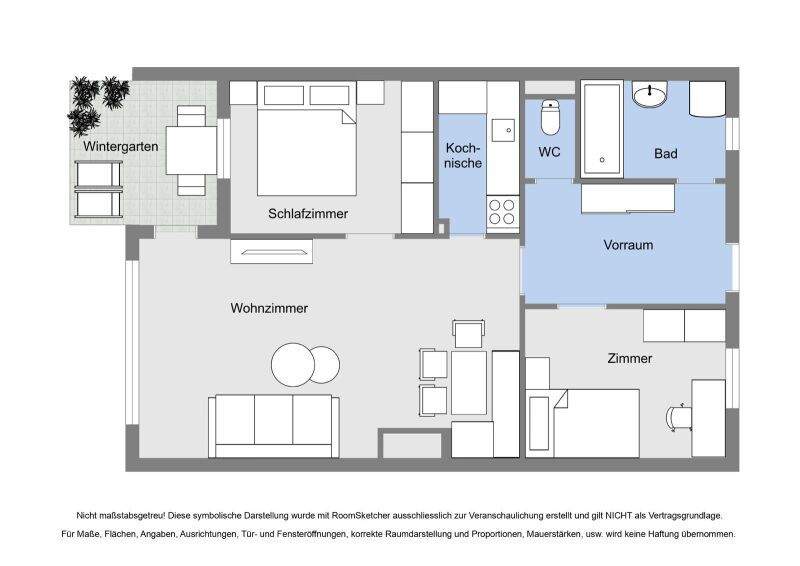 Klagenfurt - Waidmannsdorf: entzückende 3-ZI-Wohnung im 2.OG - Süd-Ausrichtung