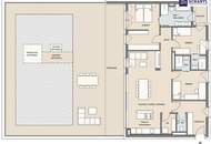 PENTHOUSE I DACHTERRASSE I AUSBLICK I PERFEKTE VERKEHRSANBINDUNG - Penthouse mit 181,60 m² Dachterrasse! TIEFGARAGENPLÄTZE !