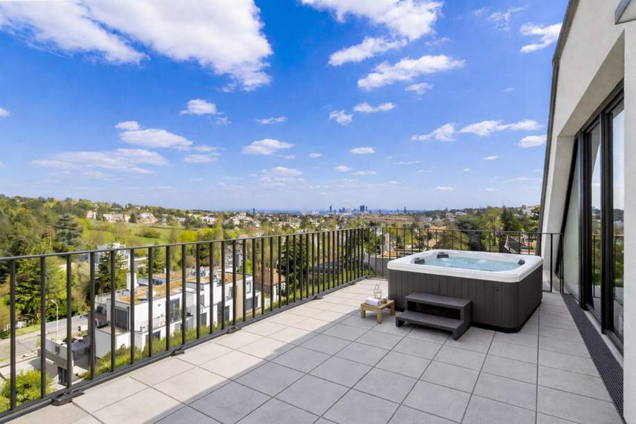 PENTHOUSE mit WIENBLICK ++ SKYLINE FEELING, Wohnung-kauf, 1.980.000,€, 1190 Wien 19., Döbling