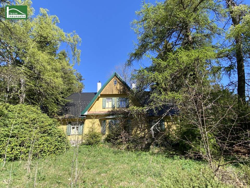 Aus alt mach neu - Historisches Einfamilienhaus in Alleinlage am Hügel in Bad Großpertholz mit großem Garten. - WOHNTRAUM