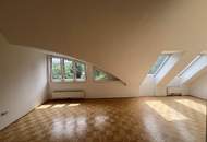 Klimatisierte, großzügige 2-Zimmer-Dachgeschosswohnung mit herrlichem Blick ins Grüne!