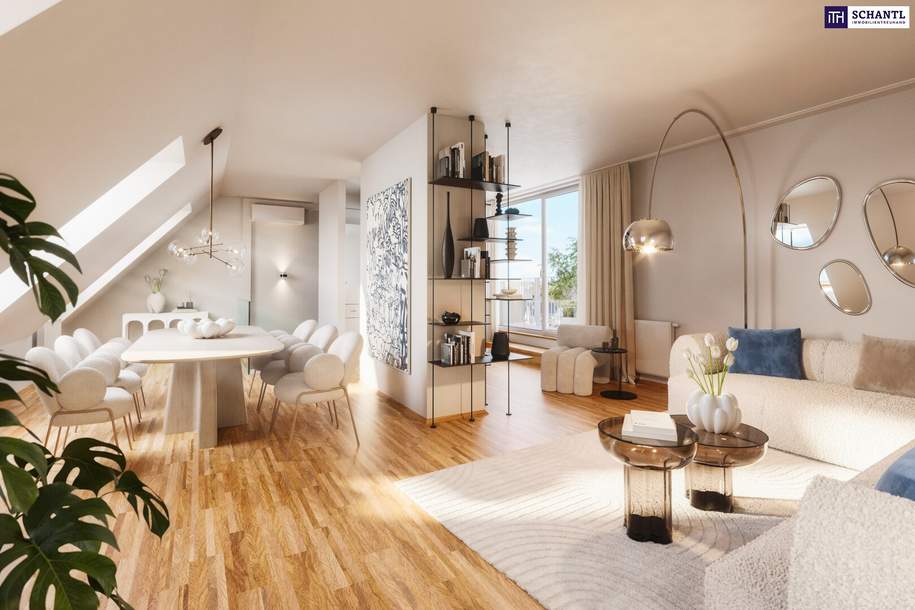 Summer Sale - WOW! Wohnen im Dachgeschoss mit Fernblick! Traumhaft saniertes Altbauhaus + Hofseitige Terrasse + Tolle Infrastruktur und Anbindung + Lebensqualität pur! Auch für Anleger interessant!, Wohnung-kauf, 519.000,€, 1170 Wien 17., Hernals