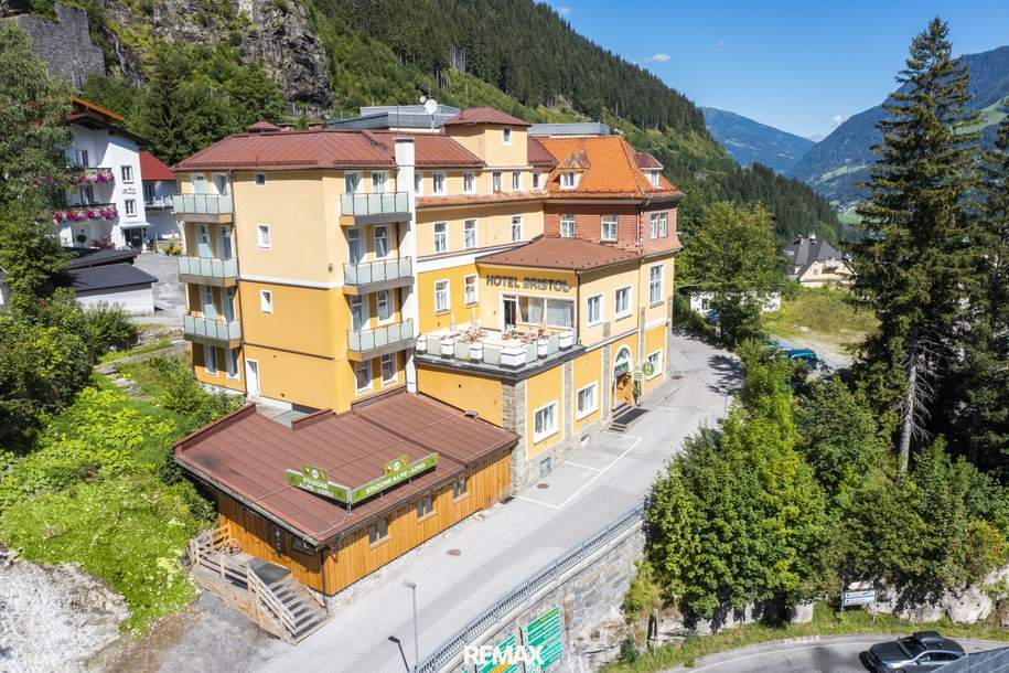 "Hotel Bristol" – Etabliertes Hotel mit neu renovierter Bar in touristischer Toplage, Bad Gastein, Gewerbeobjekt-kauf, 2.300.000,€, 5640 Sankt Johann im Pongau