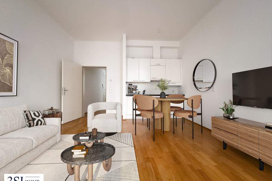 Kleine Oase mit eigenem Garten und direkter U-Bahn-Anbindung, Wohnung-kauf, 249.000,€, 1030 Wien 3., Landstraße