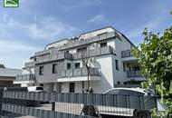 Wohnen im Grünen! Klimatisierte Wohnung mit Weitblick und großer Terrasse in Essling! Lobau und Kirschenallee ums Eck!