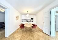 Typisch Wiener Altbauflair mit Flügeltüren und Holzkastenfenstern! Hofseitige 2-Zimmer-Wohnung im 4. Liftstock!