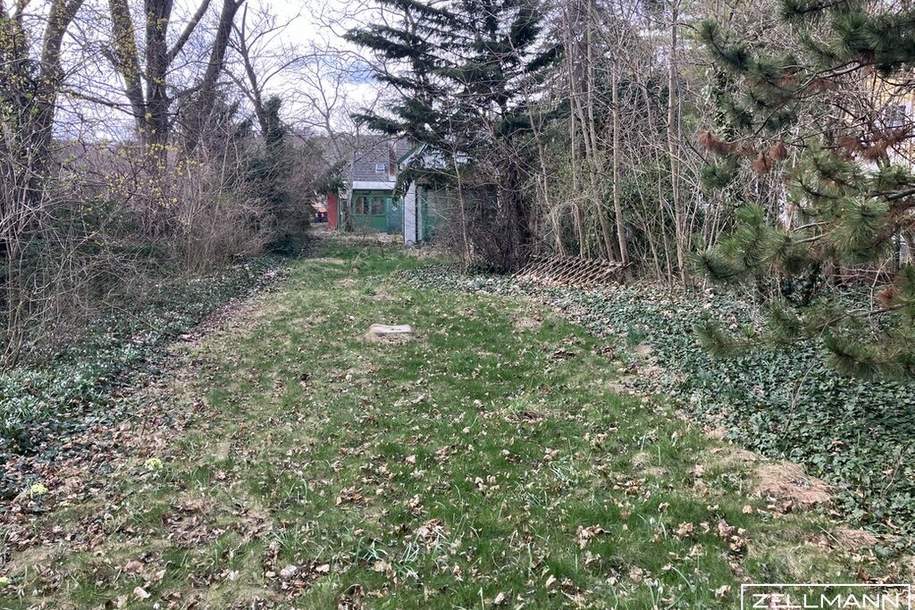 Zentrumsnaher Baugrund mit Altbestand und großem Ruhegarten | ZELLMANN IMMOBILIEN, Grund und Boden-kauf, 420.000,€, 2540 Baden