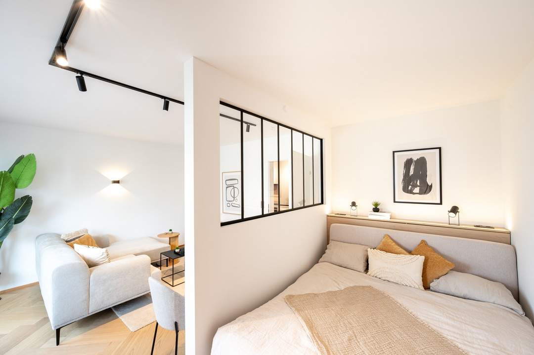 Stylische City-Wohlfühloase in Toplage mit Bergblick – Terrasse / Designerbad, provisionsfrei !