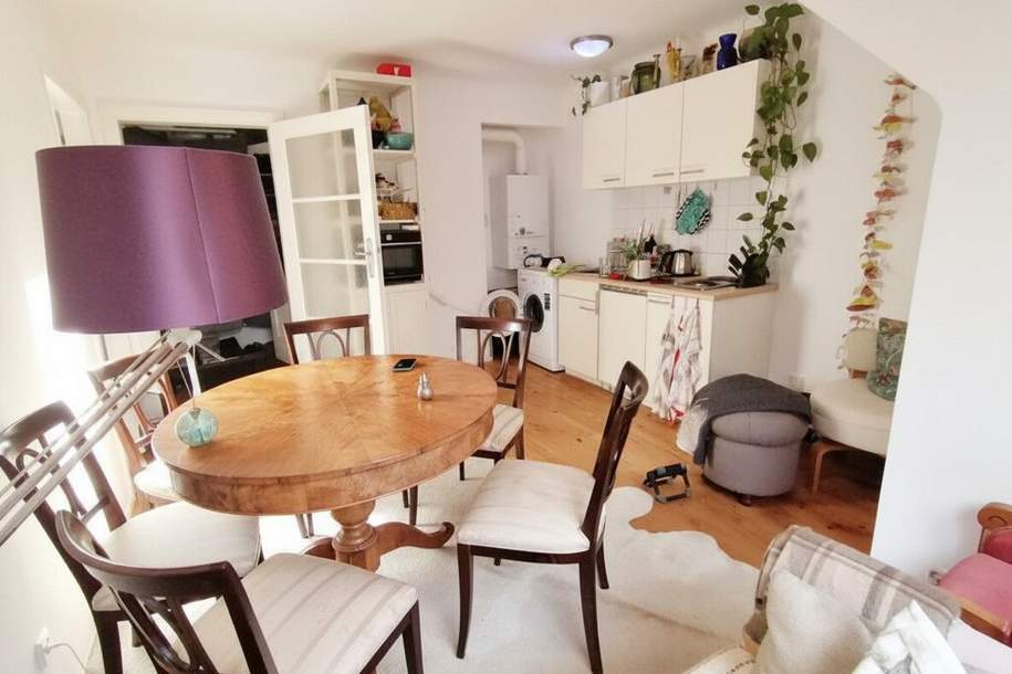 Besondere Singlewohnung in begehrter Hietzinger Lage – sonnig, ruhig und von Grün umgeben, Wohnung-kauf, 189.000,€, 1130 Wien 13., Hietzing