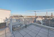 MAI-HIGH-SONETTE >> Moderne Duplex-Wohnung mit lichtdurchfluteten Räumen >> DACHTERRASSE