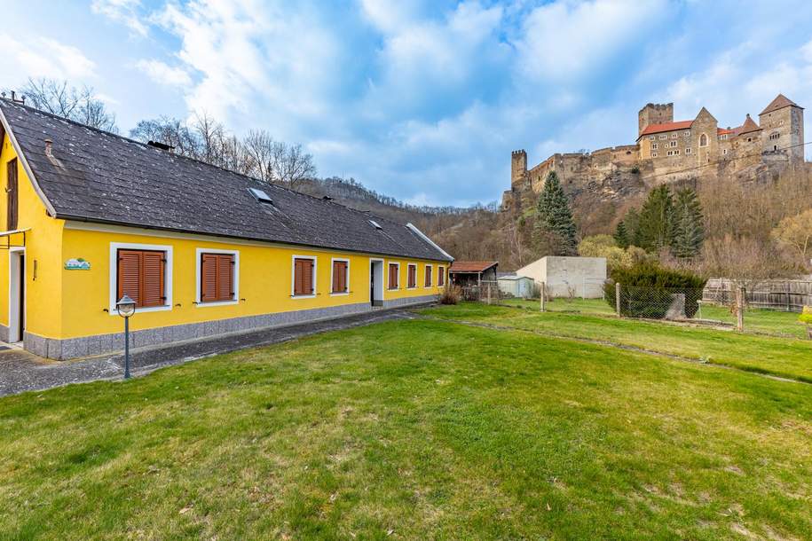 Urlaubsresidenz mitten im Thayatal mit spektakulärem Ausblick auf die Burg Hardegg!, Haus-kauf, 199.000,€, 2083 Hollabrunn