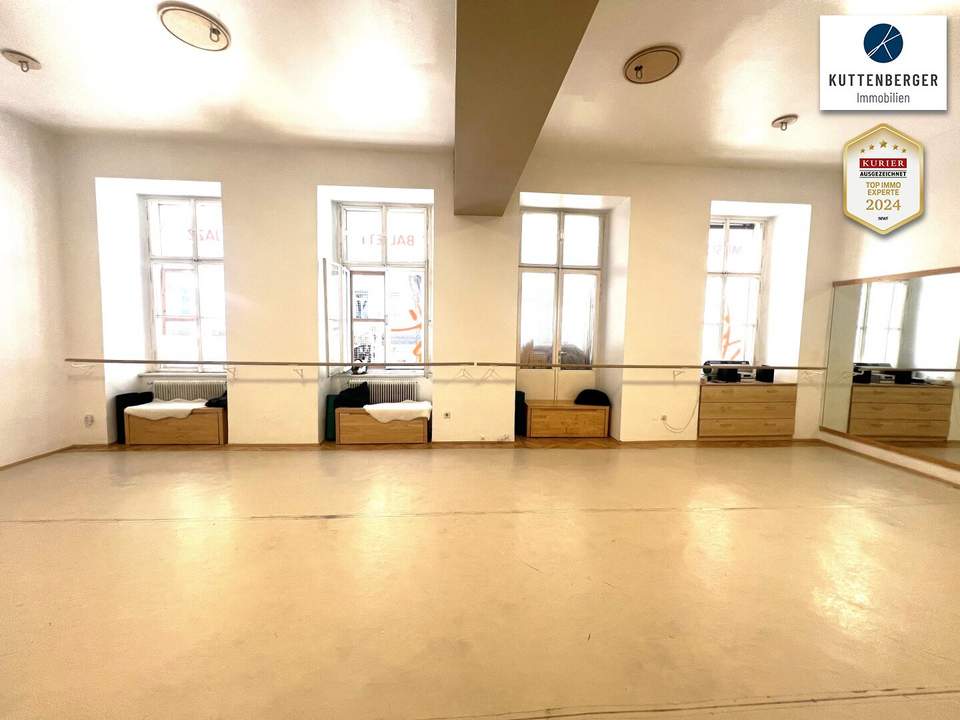 "Donnerstag-Sonntag": Traumlage Mariahilfer Str. | Direkt U3 Neubaugasse | Saal 50 m2