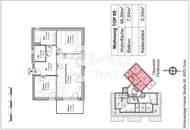 Neuwertige 3 Zimmer Wohnung mit Balkon in zentraler Lage - Harter Straße 86 - Top 09