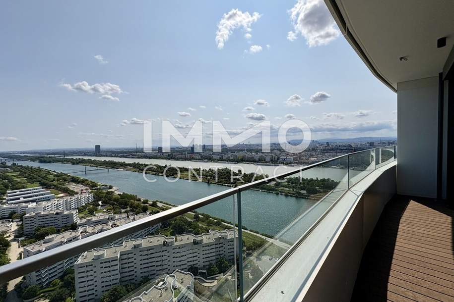 NEU &amp; ERSTBEZUG: Gemütliche Dreizimmer-Wohnung mit viel Ruhe &amp; Sonne (Pool, Gym, Spa, Shop, Lounges), Wohnung-miete, 2.499,70,€, 1220 Wien 22., Donaustadt
