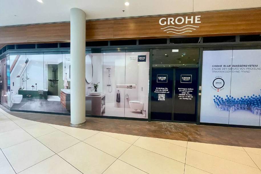 Geschäftslokal im Twin Tower am Wienerberg zu mieten - ehem. ’Grohe’ Showroom, Gewerbeobjekt-miete, 6.150,00,€, 1100 Wien 10., Favoriten