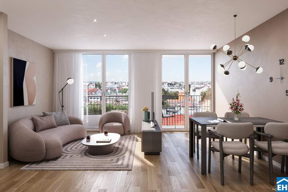 Urbanes Leben spüren. Nachhaltig wohnen, modern wachsen., Wohnung-kauf, 205.700,€, 1150 Wien 15., Rudolfsheim-Fünfhaus