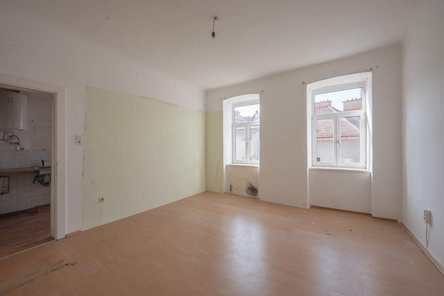 ++NEU++ sanierungsbedürftige 2-Zimmer Altbau-Wohnung in toller Lage!, Wohnung-kauf, 128.900,€, 1120 Wien 12., Meidling