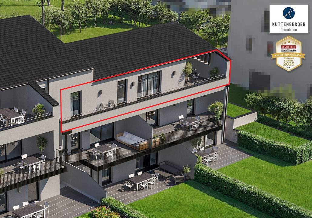 Exklusive Dachgeschoßwohnung mit Terrasse und Sauna (Top 9) - Projekt "KraWe" Am Steindl