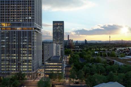 Rooftop Living bei der U1 Kagran – TOWER HOMES, Wohnung-miete, 949,00,€, 1220 Wien 22., Donaustadt