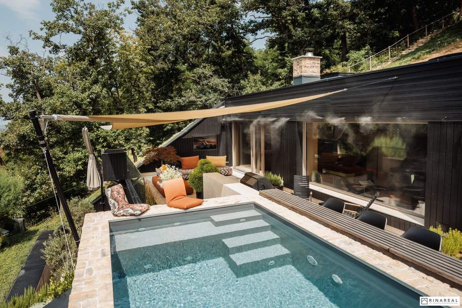 HILLSIDE 57 | Einzigartige Architekten-Villa | moderner Luxus mit nachhaltigem Design | Ruheoase | Hof am Leithaberge, Haus-kauf, 2451 Bruck an der Leitha