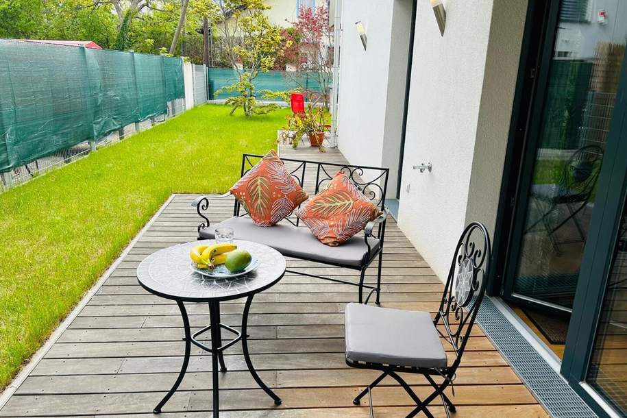 Exklusive Erdgeschosswohnung mit großem Garten an der Alten Donau, Wohnung-kauf, 480.000,€, 1220 Wien 22., Donaustadt
