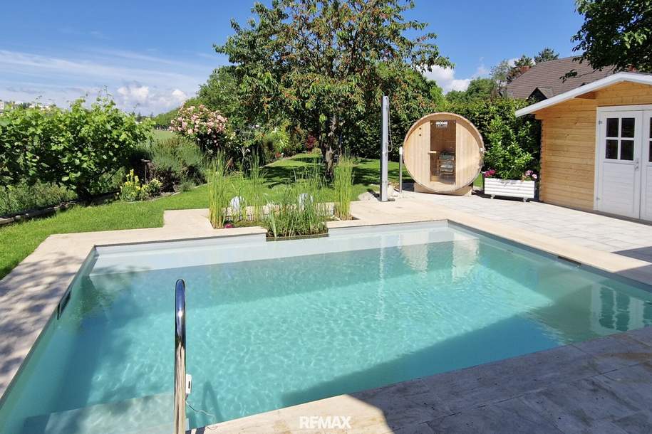Bisamberg Familien-Idylle mit Wellness Oase auf geschichtsträchtigem Baurechtsgrund, Haus-kauf, 650.000,€, 2102 Korneuburg