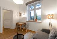 Vollmöblierte Citywohnung | Komplett hofseitig mit Terrasse | Ideal auch als Pied-à-terre | Nähe Schlossquadrat