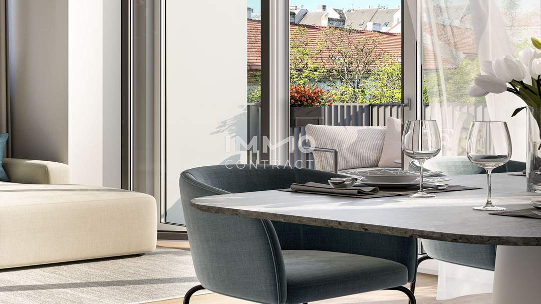 Neubau-Erstbezug in hipper Lage Nähe 7. & 8. Bezirk - so kompakt, so durchdacht!