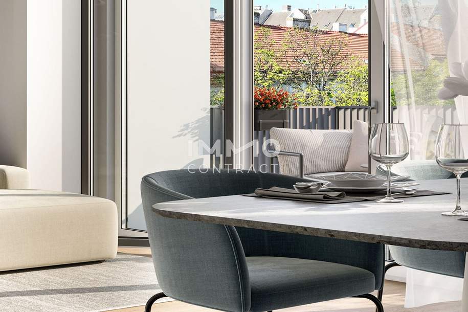 Neubau-Erstbezug in hipper Lage Nähe 7. &amp; 8. Bezirk - so kompakt, so durchdacht!, Wohnung-kauf, 217.300,€, 1160 Wien 16., Ottakring