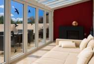 Einfamilienhaus und Gästehaus auf großem Grundstück, Pool und Schneebergblick!