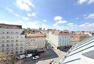 Nähe U1 | Klimatisierte Dachgeschosswohnung mit tollem Wienblick | Tiefgarage
