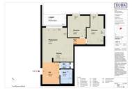 Charmante 3-Zimmer-Wohnung mit großzügiger Loggia in ruhiger Lage | NAHE U3