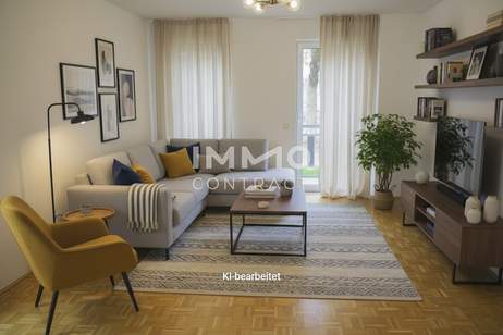 Ruhig - hell - perfekt aufgeteilt - 2-Zimmer Wohnung mit kl. Balkon in der Kaisergasse 12-14, Wohnung-miete, 836,85,€, 4020 Linz(Stadt)