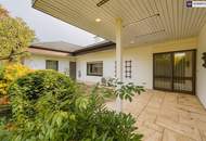 Traumhafter Bungalow mit Indoor-Pool, Weinkeller &amp; großem Garten auf Eigengrund