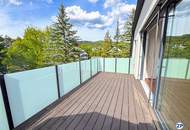 Moderne 4-Zimmer-Dachgeschoßwohnung mit Villencharakter, großem Balkon und Garage am Wienerwald