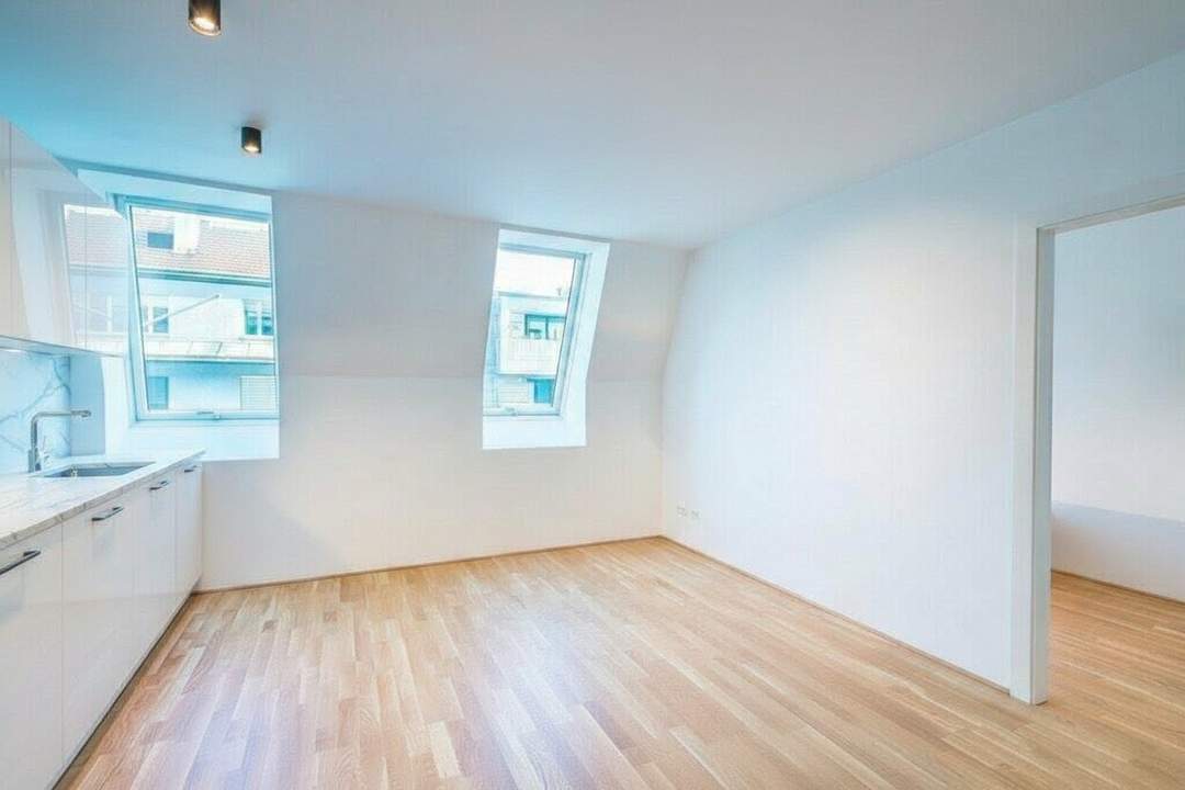 Kompakte 3-Zimmer DG-Wohnung mit optionalem Balkon