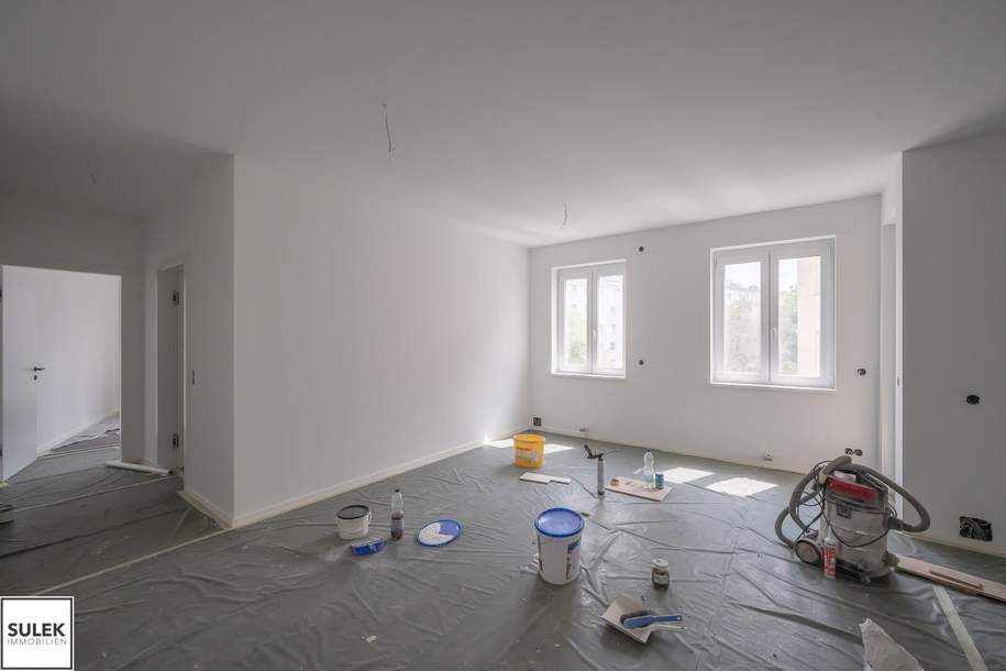 Erstbezug nach Generalsanierung in der Taborstraße 63 - perfekt angebunden: 2 Zimmer + Wohnküche + Balkon, Wohnung-kauf, 449.000,€, 1020 Wien 2., Leopoldstadt