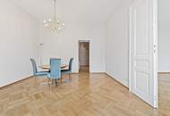 In Bestlage nahe Karmelitermarkt: Zentral begehbare Maisonette-Altbauwohnung in sehr gepflegtem Zustand und freiem Blick