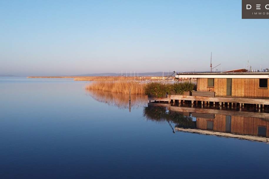 EINMALIGES ARCHITEKTEN-SEEHAUS IN PRIVATER LAGE MIT UNVERBAUBAREM SEEWEITBLICK, Haus-kauf, 7100 Neusiedl am See