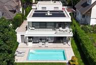 Stilvolles, top ausgestattetes Einfamilienhaus in Perchtoldsdorf lässt keine Wünsche offen: Garten, Pool, PV Anlage, Sauna, Keller, Garage uvm.!
