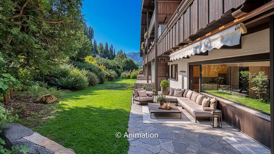 Gartenwohnung in bester Lage auf der Bichlalm