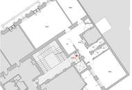 Repräsentative Altbau-Bürofläche mit Stuck, Deckenmalerei und Balkon