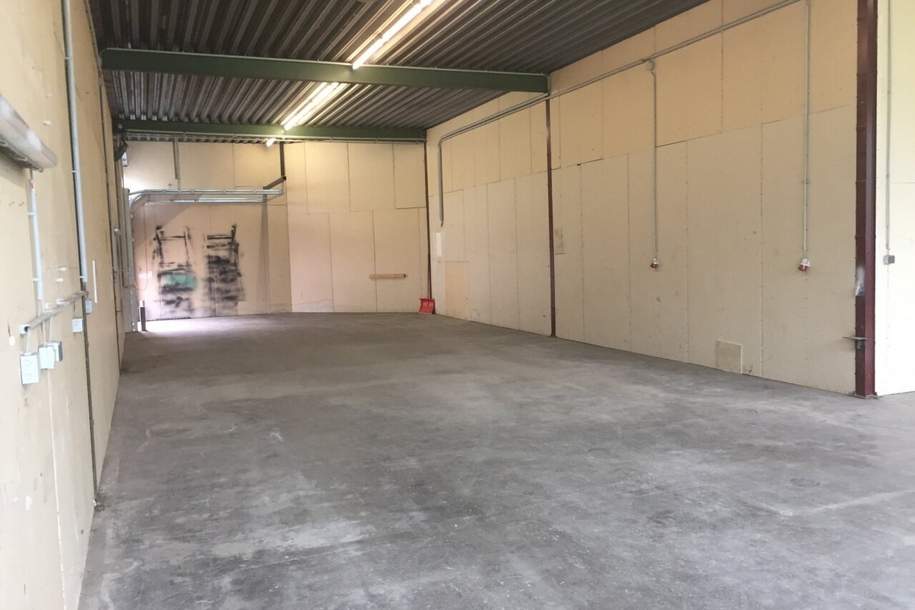 PROVISIONSFREI | Helle Gewerbehalle mit 170 m² | Top Verkehrsanbindung in Enzenreith, Gewerbeobjekt-miete, 727,79,€, 2640 Neunkirchen