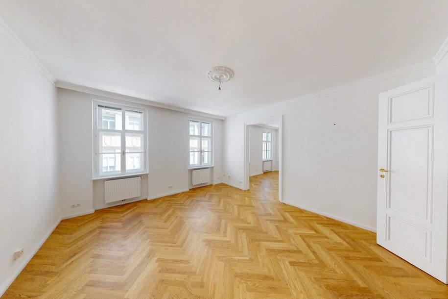 Erstbezug nach Sanierung - Hochwertige 2 Zimmer Altbauwohnung - Nahe altes AKH und Rathaus, Wohnung-kauf, 549.000,€, 1080 Wien 8., Josefstadt