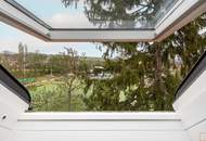 Luftiges Familien-Penthouse mit Ateliercharakter, großen Terrassen und Grünblick