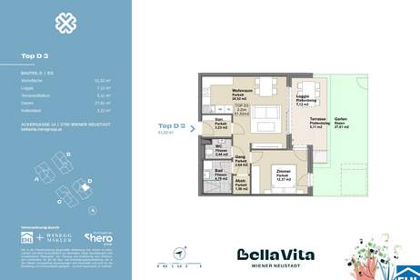 Sichern Sie sich den zweiten KFZ-Stellplatz jetzt mit 50 % Preisvorteil., Wohnung-kauf, 230.000,€, 2700 Wiener Neustadt(Stadt)