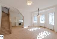 Stilvolle Dachgeschoss-Maisonette mit ca. 37 m² Terrasse, Klimaanlage &amp; Altbaucharme bei Wien Mitte