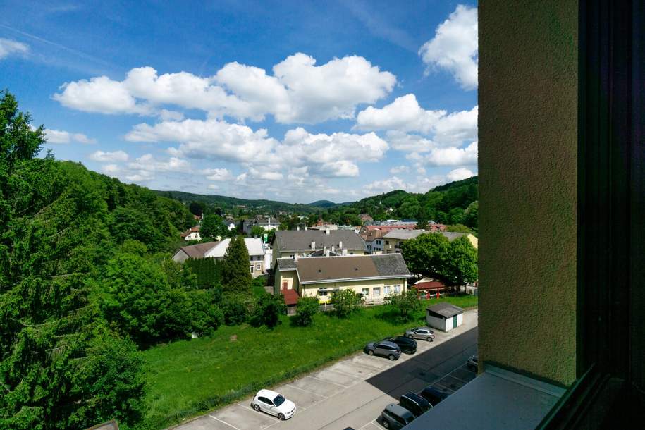 3-Zimmer-Miete mit grünem Fernblick im Stadtzentrum von Pressbaum, Wohnung-miete, 1.220,00,€, 3021 Sankt Pölten(Land)